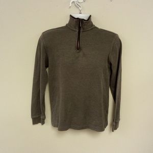 Faded Glory Men's Grey 1/4 Zip Up Sweater Size Small (34-36)